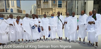 Hajj 2024 Guest of King Salman from Nigria