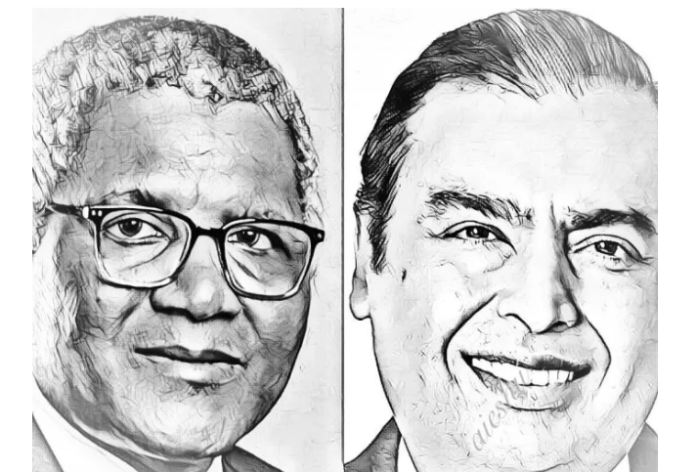 Aliko Dangote and Mukesh Ambani