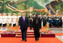 Chinese President Xi Jinping and President Bola Tinubu