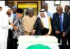 Saudi Ambassador, His Excellency Faisal bin Ebraheem Alghamdi (2nd Right) flanked by Saudi and Nigeria officials