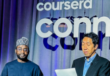 DG NITDA, Kashifu Inuwa Receiving Coursera Award