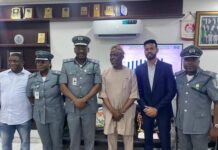 Picture: Stakeholders from Nigeria Customs Service Apapa Area Command and Nigeria AfCFTA Coordination Office and Lucky Fibres during the documentation of the shipment on 30th October, 2024