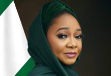 The Minister of Women Affairs, Hon. Imaan Sulaiman-Ibrahim