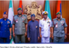 President Bola Ahmed Tinubu with Security Chiefs