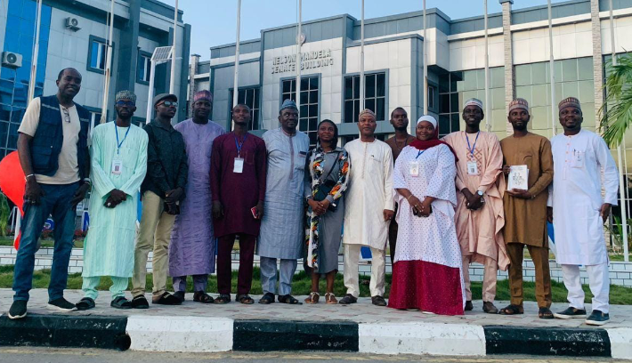 MAAUN Staff and PRNigeria Young Communication Fellowship participants