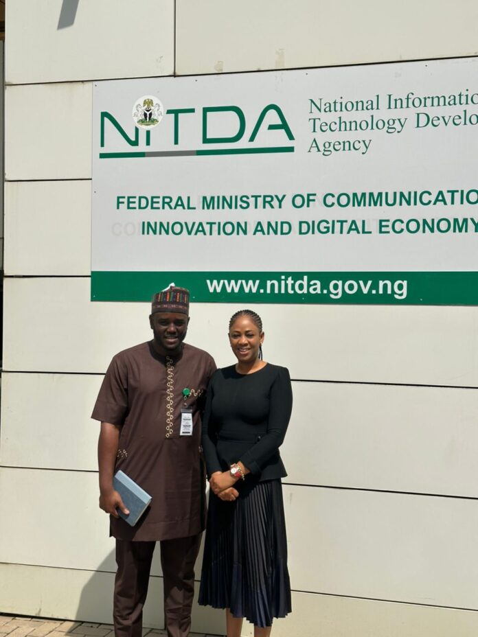 Nnedinma Obioha Visit to NITDA