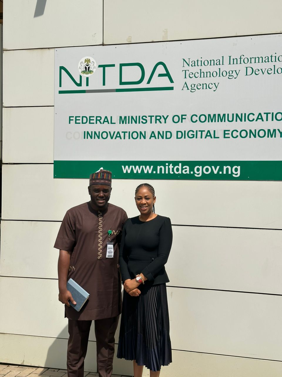 Nnedinma Obioha Visit to NITDA