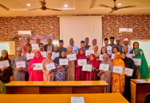 Maryam Abacha American University of Nigeria (MAAUN) during the conferment of NIPR Corporate Membership