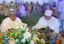 Senator Adamu Aliero and Alhaji Ahmadu Adamu Mu'azu