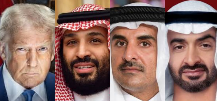 U.S. President, Donald Trump, Saudi Arabia’s Crown Prince, Mohammed bin Salman, Qatar’s Emir, Tamim bin Hamad Al Thani, UAE’s President, Mohammed bin Zayed Al Nahyan