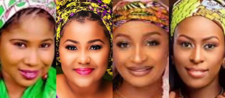 Jamila Umar Nagudu, Hadiza Aliyu Gabon, Rahama Sadau, Nafisat Abdullahi