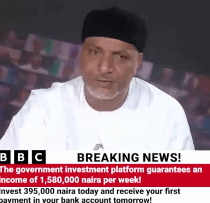 Senator Saliu Mustapha debunking the false report on BBC