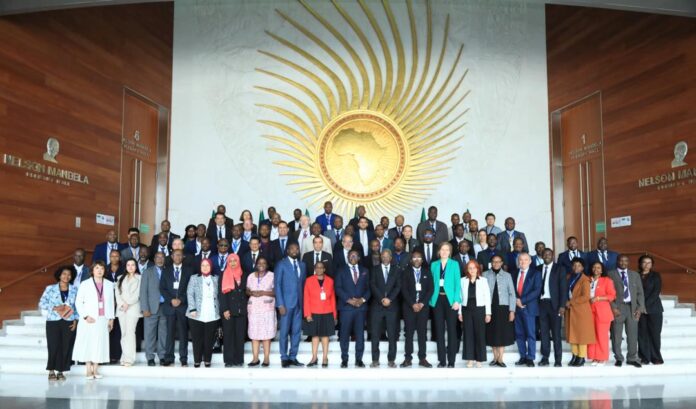 Group photo after launching African Single Electricity Market (AfSEM) High-Level Oversight Committee