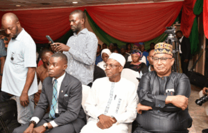 Dignitaries at the Third Economic Confidential Public Lecture and Book Presentation