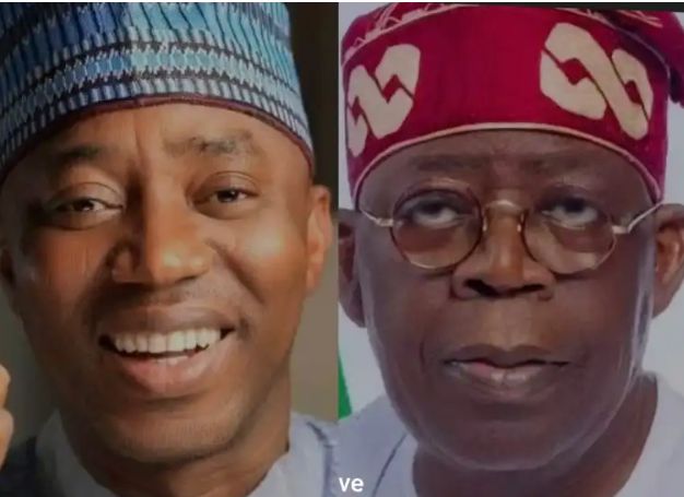 Omoyele Sowore and President Bola Ahmed Tinubu
