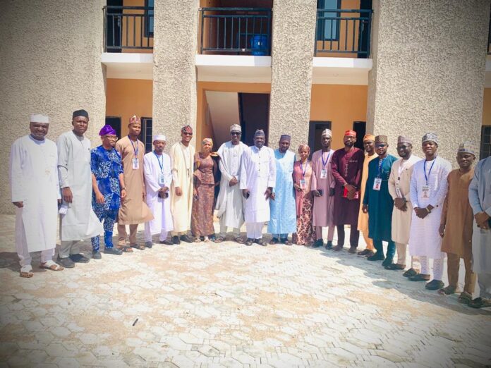 IMPR CEO Alh. Yushau Shuaib, Dignitaries and Staff at the unveiling of IMPR hostel in Kano