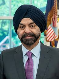 Ajay Banga Ajay Banga, The President of World Bank