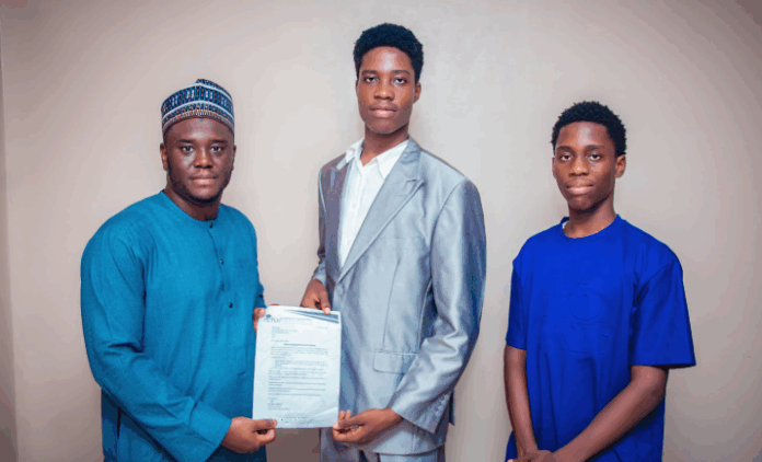 the Chief Executive Officer of CJA, Mr. Gidado Yushau Shuaib and awardees