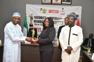 Department of State Services (DSS) was recognised for “Crime Prevention”